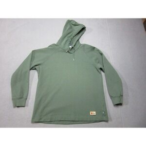 Fjallraven Hoodie Womens Large Green Vardag Patch Logo Outdoor Hiking Casual